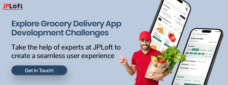 Explore grocery delivery app development challenges
